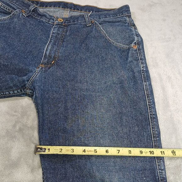 Vintage Polo Jeans Ralph Lauren Fits 32x28 Blue Carpenter C-5 Street Y2K Preppy - Picture 8 of 11